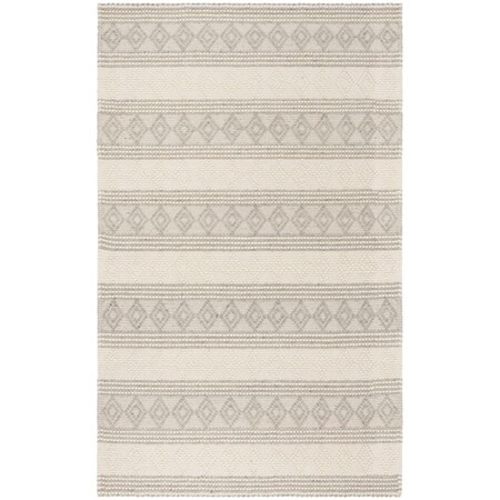Safavieh 8 x 10 ft. Natura Hand Woven Area RugGrey & Ivory NAT750F-8
